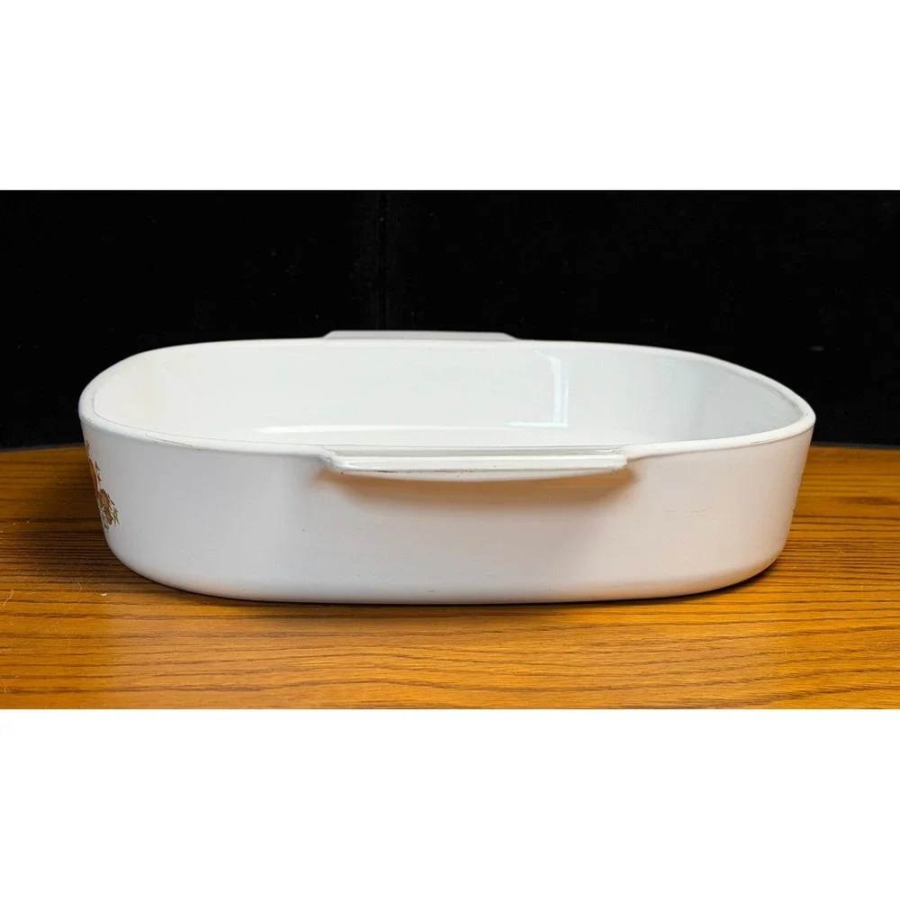 Vintage Corning Ware Spice O' Life 4 pc Set: 3qt Baker w/Lid, 10in and 8in Roast